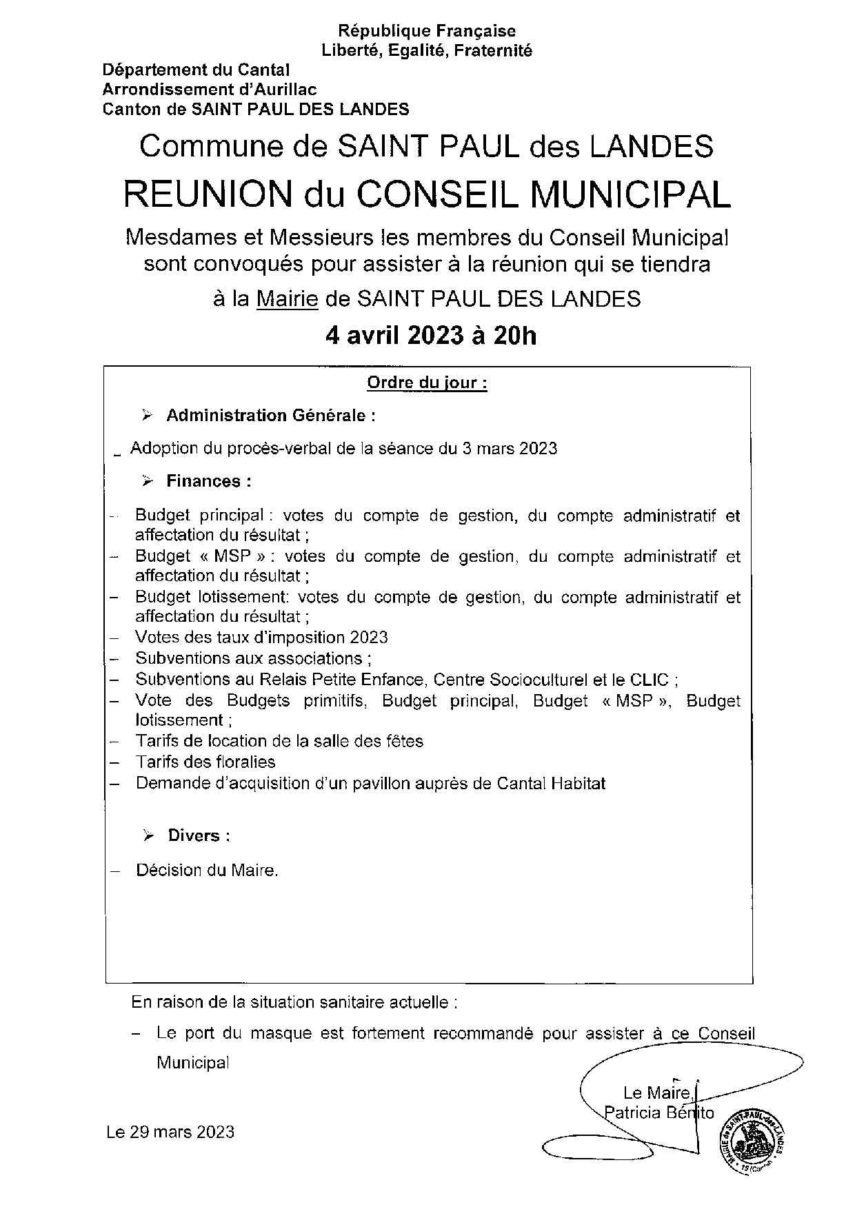 CONVOC
