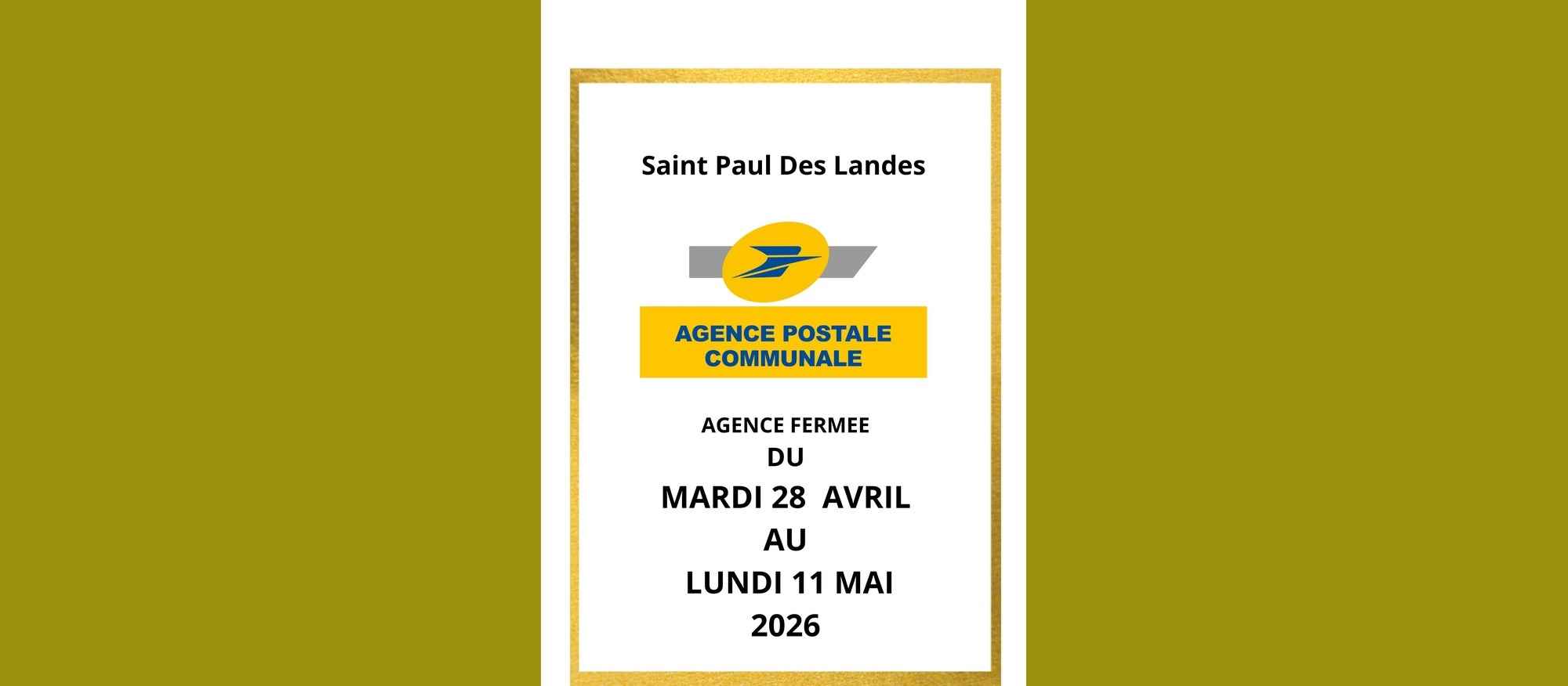 AGENCE POSTALE(1)